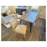 5PC DINING TABLE & CHAIRS