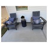 3PC OUTDOOR PATIO FURNITURE