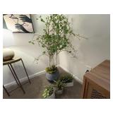 4PC FAUX GREENERY