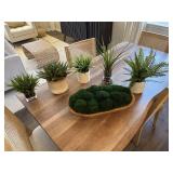 7PC FAUX GREENERY