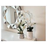 2PC FAUX FLORALS