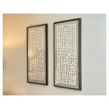 2PC FRAMED WALL ART
