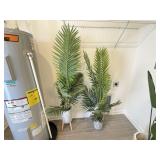 2PC FAUX FLOOR PLANTS