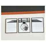 5PC ASSORTED WALL ART