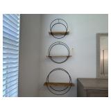 3PC WALL SHELVES