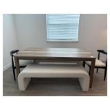 5PC DINING TABLE & SEATING