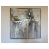 LARGE FRAMED WALL CANVAS