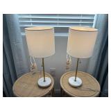 2PC TABLE LAMPS
