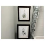 2PC FRAMED WALL ART