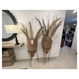 2PC FLOOR VASES
