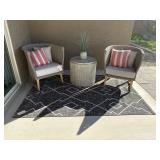 4PC OUTDOOR TABLE & CHAIRS