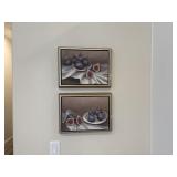 2PC FRAMED WALL CANVASES