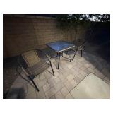 3PC OUTDOOR TABLE & CHAIRS