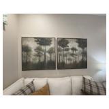 2PC FRAMED WALL CANVASES