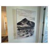 LARGE FRAMED WALL CANVAS