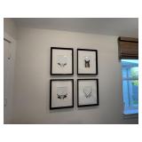 4PC FRAMED ART