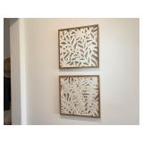 2PC FRAMED WALL ART