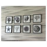 8PC FRAMED PRINTS