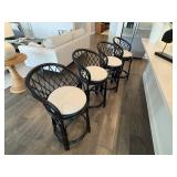 4PC COUNTER STOOLS