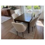 7PC DINING TABLE & CHAIRS