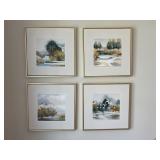 4PC FRAMED CANVASES