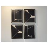 4PC FRAMED CANVASES