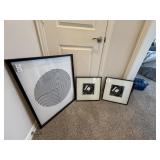 3PC FRAMED ART