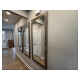 3PC LARGE WALL MIRRORS