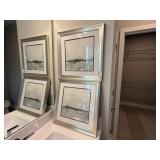 4PC FRAMED PRINTS