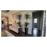 2PC FAUX FLOOR PLANTS