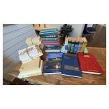 ASSORTED BOOKS & BOOKENDS