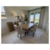 7PC DINING TABLE & CHAIRS