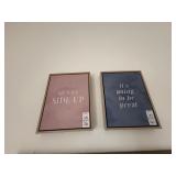 2PC FRAMED CANVASES