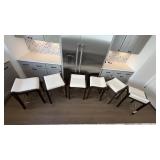 6PC COUNTER STOOLS