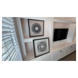 2PC FRAMED WALL ART