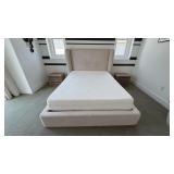 3PC QUEEN BED & MATTRESS SET