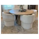 5PC DINING TABLE AND CHAIRS