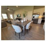 7PC DINING TABLE & CHAIRS