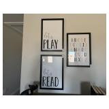 3PC FRAMED PRINTS