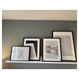 4PC FRAMED PRINTS