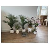 ASSORTED FAUX PLANTS