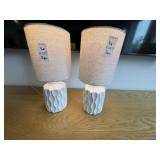 2PC TABLE LAMPS