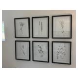 6PC FRAMED PRINTS