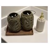 4PC BATHROOM ITEMS