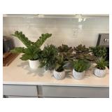 11PC FAUX GREENERY