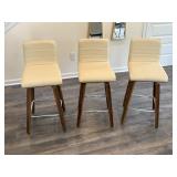 3PC COUNTER STOOLS