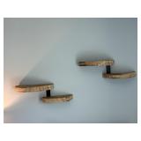 2PC WALL SHELVES