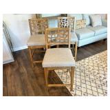 3PC COUNTER STOOLS