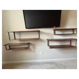 4PC WALL SHELVES