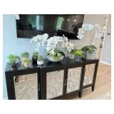 10PC FAUX SUCCULENTS & FLORAL DECOR